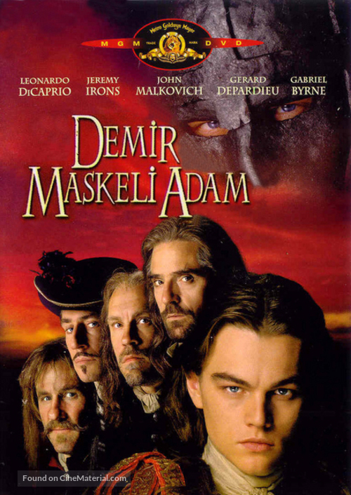 The Man In The Iron Mask - Turkish DVD movie cover