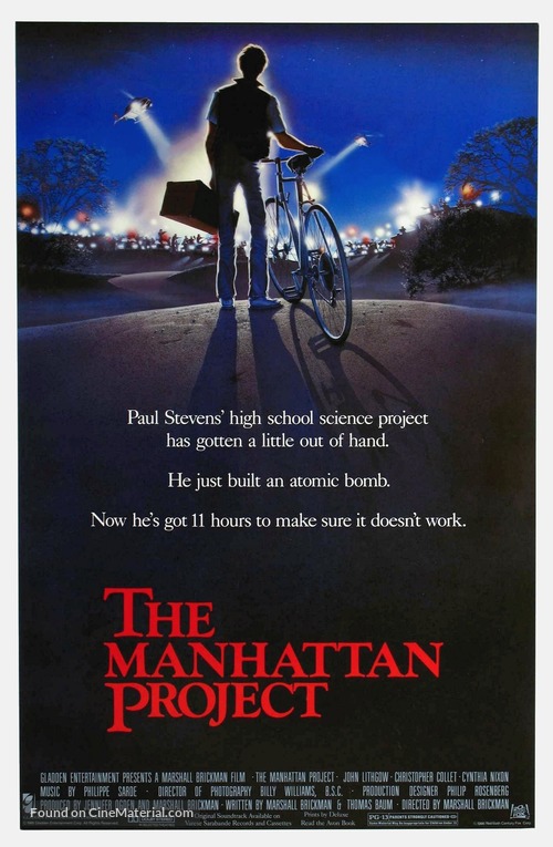 The Manhattan Project - Theatrical movie poster