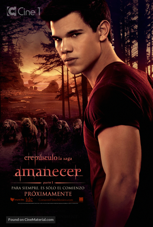 The Twilight Saga: Breaking Dawn - Part 1 - Mexican Movie Poster