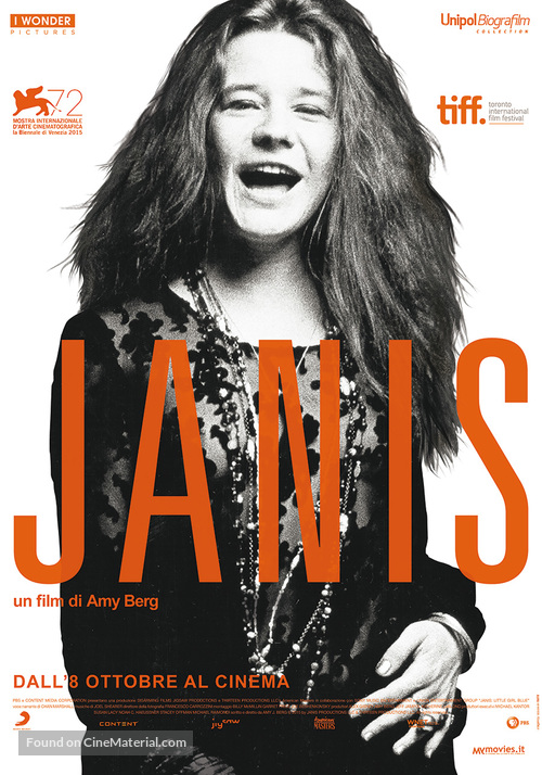 Janis: Little Girl Blue - Italian Movie Poster