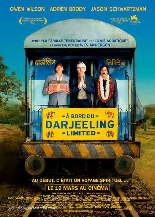 The Darjeeling Limited - French Movie Poster