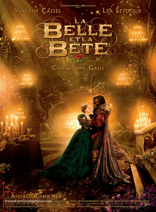 La belle &amp; la b&ecirc;te - French Movie Poster