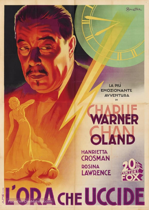 Charlie Chan&#039;s Secret - Italian Movie Poster