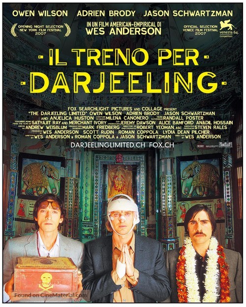 The Darjeeling Limited - Swiss Movie Poster