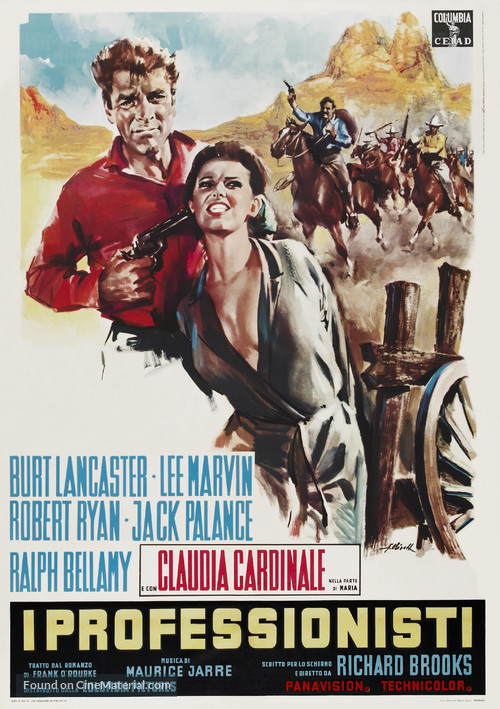 The Professionals - Italian Movie Poster