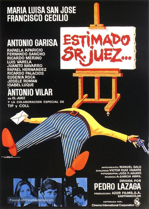 Estimado Sr. juez... - Spanish Movie Poster