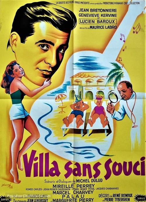 La villa Sans-Souci - French Movie Poster