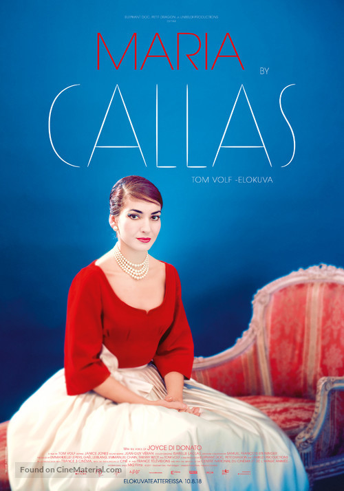 Maria by Callas: In Her Own Words - Finnish Movie Poster