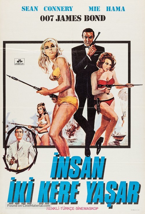You Only Live Twice - Turkish Movie Poster