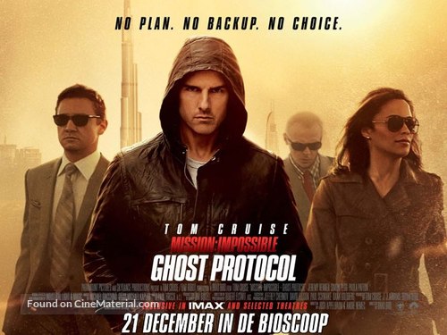Mission: Impossible - Ghost Protocol - Dutch Movie Poster