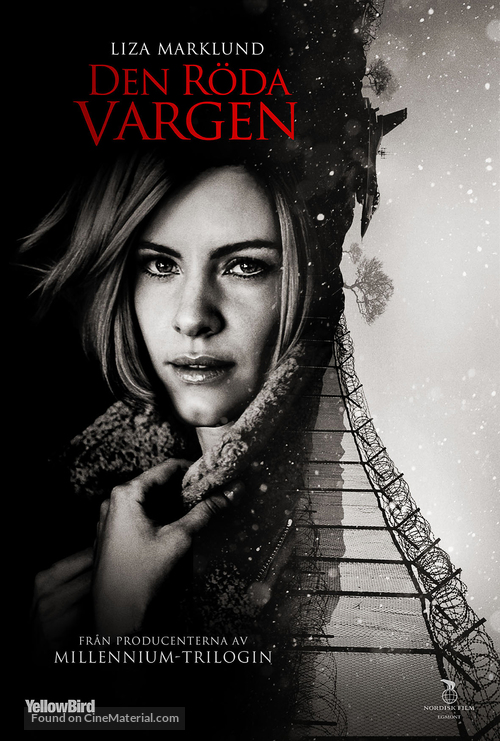 Den R&ouml;da Vargen - Swedish Movie Cover