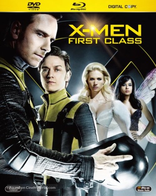 X-Men: First Class - Blu-Ray movie cover
