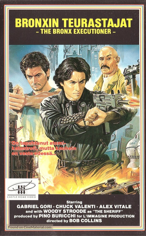 Giustiziere del Bronx, Il - Finnish VHS movie cover