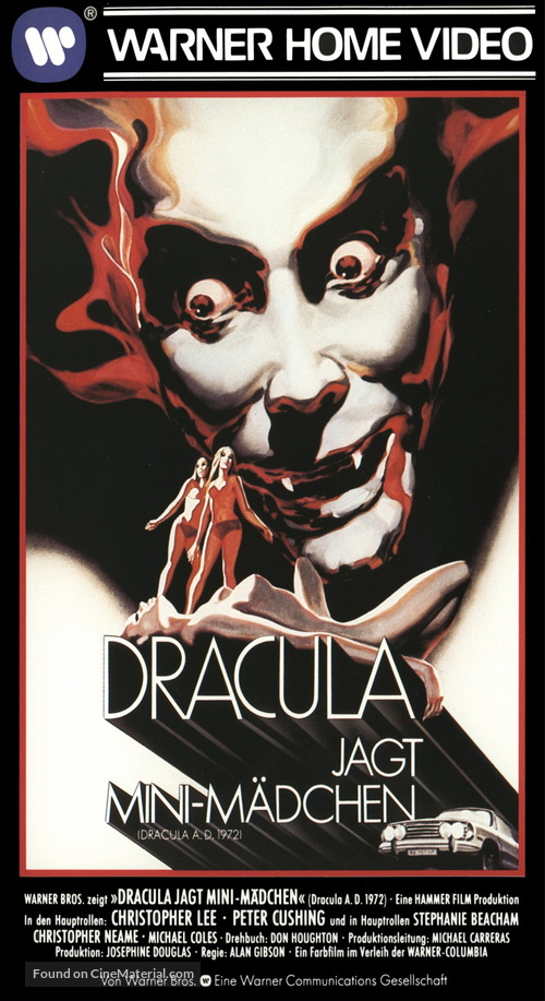 Dracula A.D. 1972 - German Movie Cover