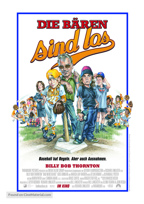 Bad News Bears - German Movie Poster