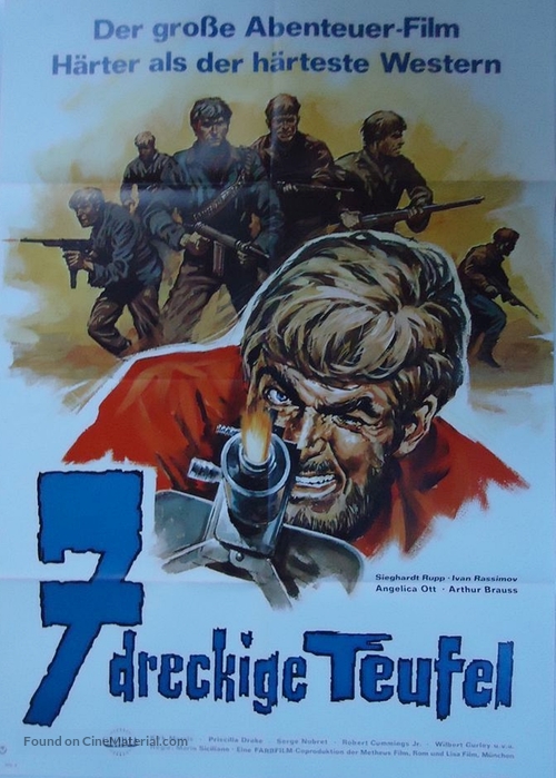 Sette baschi rossi - German Movie Poster