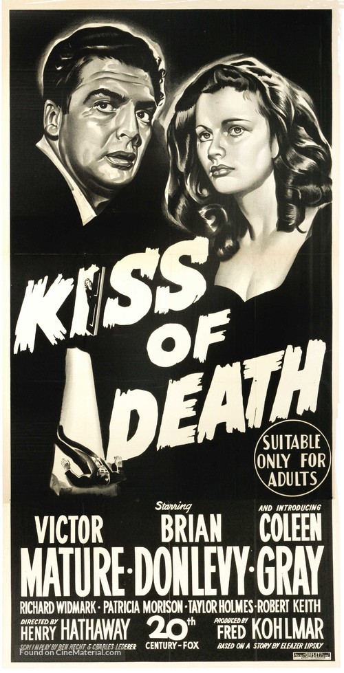 Kiss of Death - Australian Movie Poster