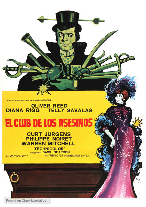 The Assassination Bureau - Spanish Movie Poster