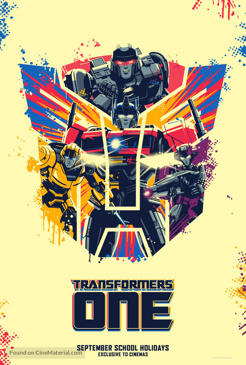 Transformers One - Australian Movie Poster