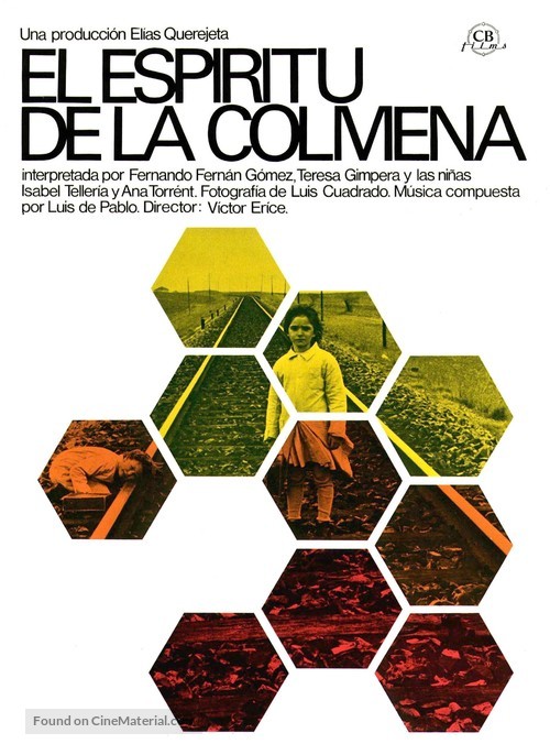 El esp&iacute;ritu de la colmena - Spanish Movie Poster