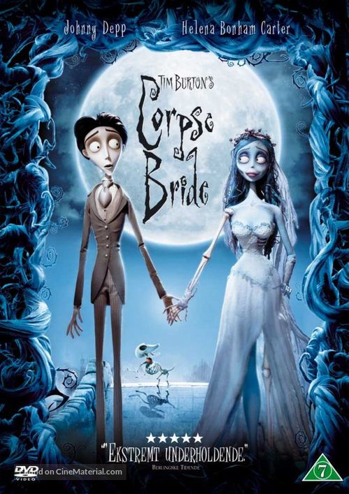 Corpse Bride - Danish DVD movie cover