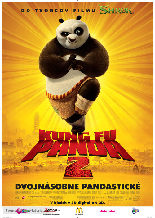 Kung Fu Panda 2 - Slovak Movie Poster