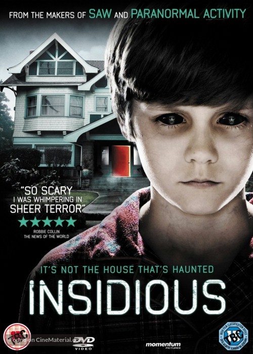 Insidious - British DVD movie cover