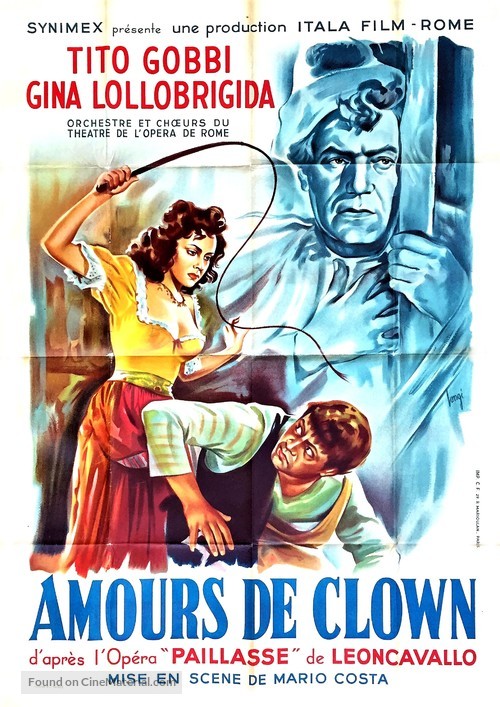 Pagliacci - French Movie Poster