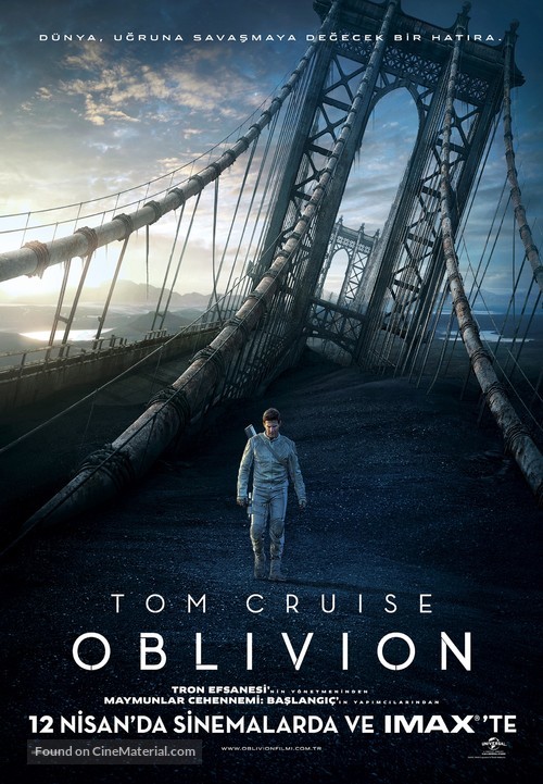 Oblivion - Turkish Movie Poster