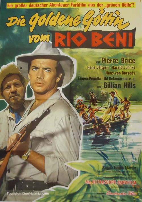 Die goldene G&ouml;ttin vom Rio Beni - German Movie Poster