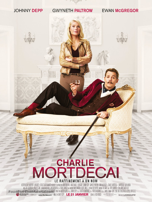 Mortdecai - French Movie Poster