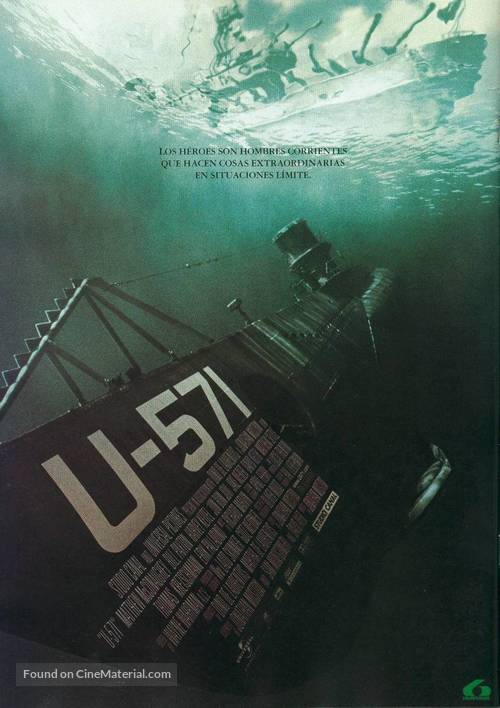 U-571 - Spanish Movie Poster
