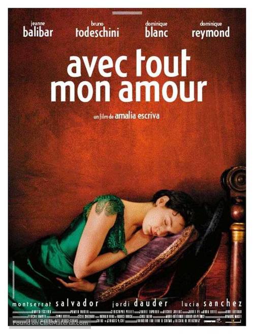 Avec tout mon amour - French Movie Poster