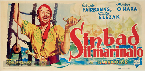 Sinbad the Sailor - Italian Movie Poster