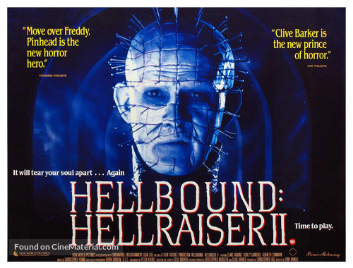 Hellbound: Hellraiser II - British Movie Poster