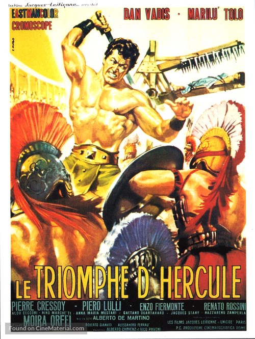 Il trionfo di Ercole - French Movie Poster