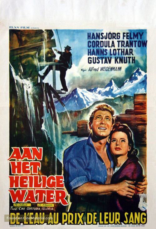 An heiligen Wassern - Belgian Movie Poster