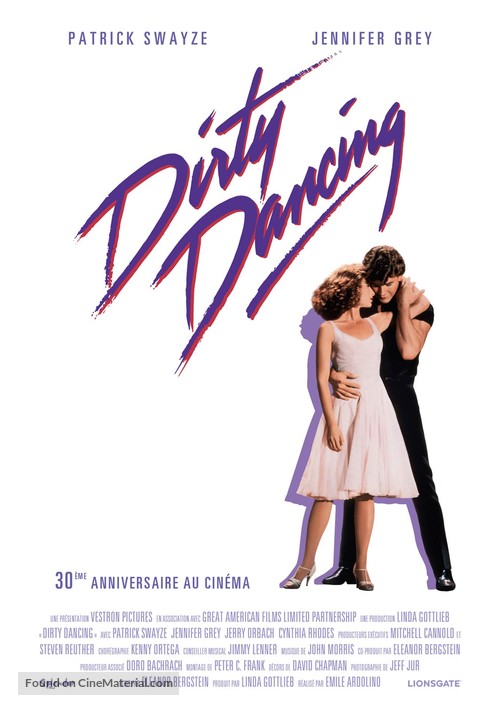 Dirty Dancing - French Re-release movie poster
