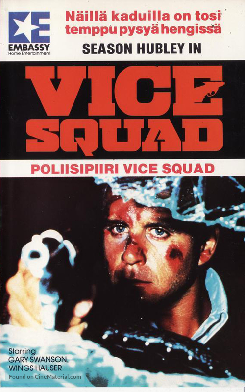 Vice Squad - Finnish VHS movie cover