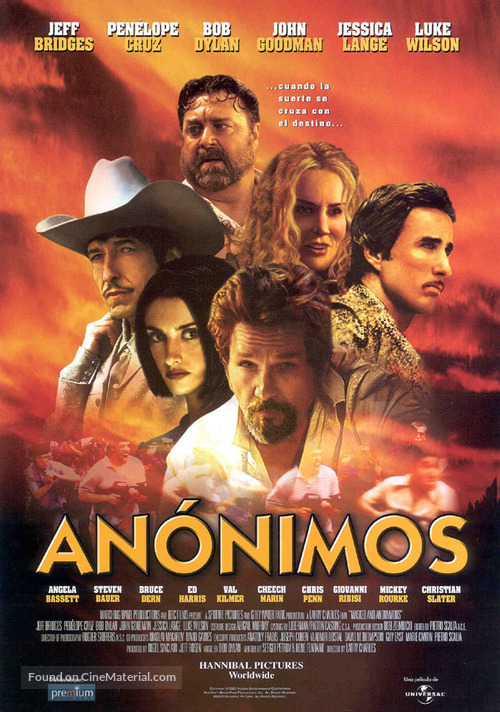 Masked And Anonymous - Spanish VHS movie cover