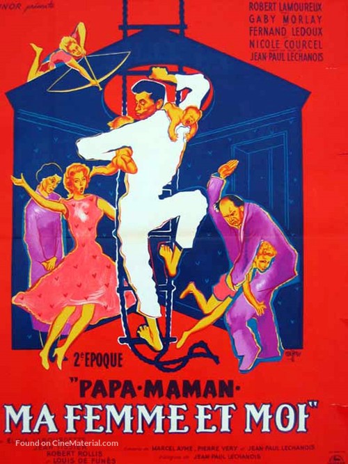Papa, maman, ma femme et moi... - French Movie Poster