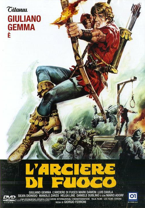 L&#039;arciere di fuoco - Italian Movie Cover