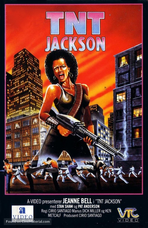 TNT Jackson - Norwegian VHS movie cover