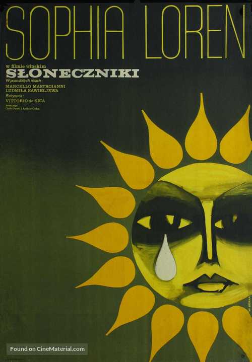 I girasoli - Polish Movie Poster