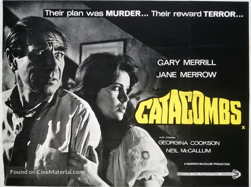 Catacombs - British Movie Poster