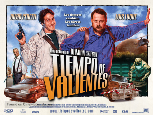 Tiempo de valientes - Argentinian Movie Poster