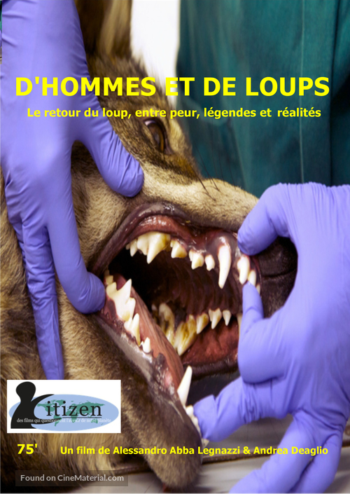 Storie di uomini e lupi - French DVD movie cover