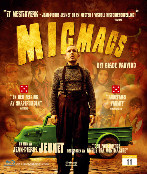 Micmacs &agrave; tire-larigot - Norwegian Blu-Ray movie cover