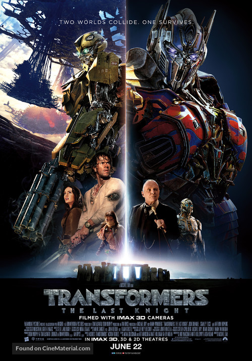 Transformers: The Last Knight - Lebanese Movie Poster