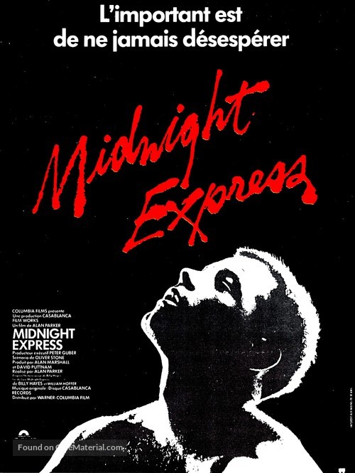 Midnight Express - French Movie Poster